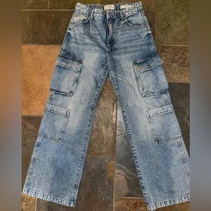 COTTON:ON Cargo wide leg jeans